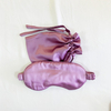 Purple Best Mulberry Silk Pillowcase And Eye Mask Set