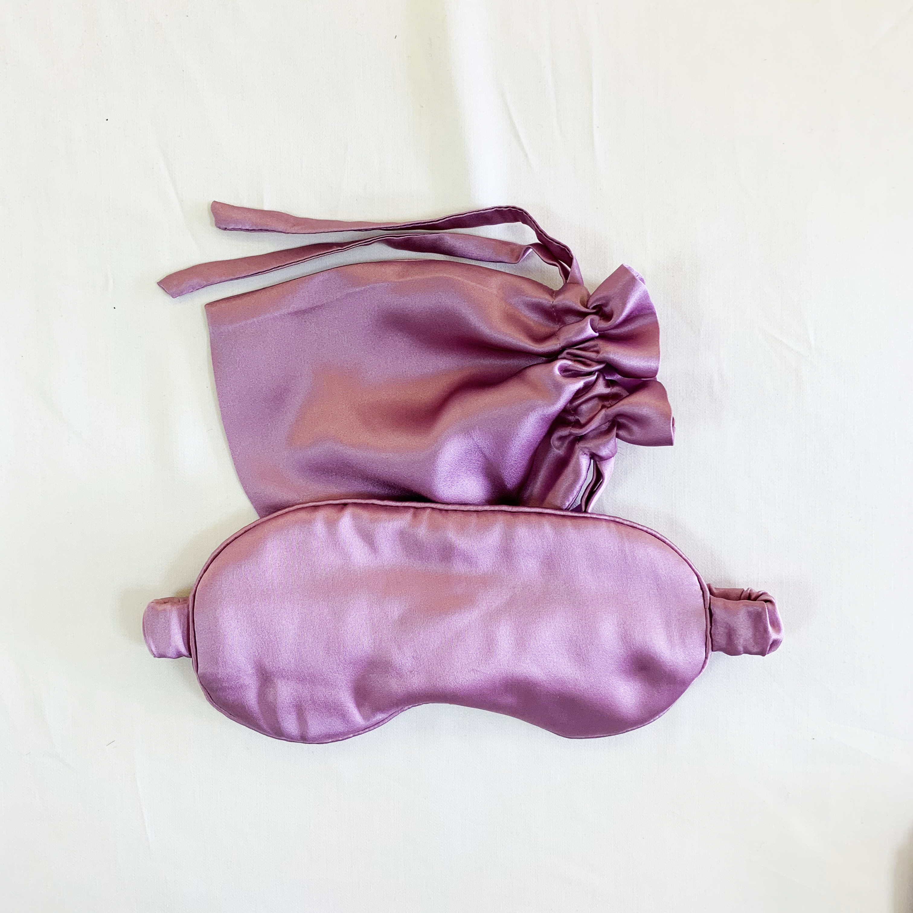 Purple Best Mulberry Silk Pillowcase And Eye Mask Set Buy silk pillowcase and eye mask set