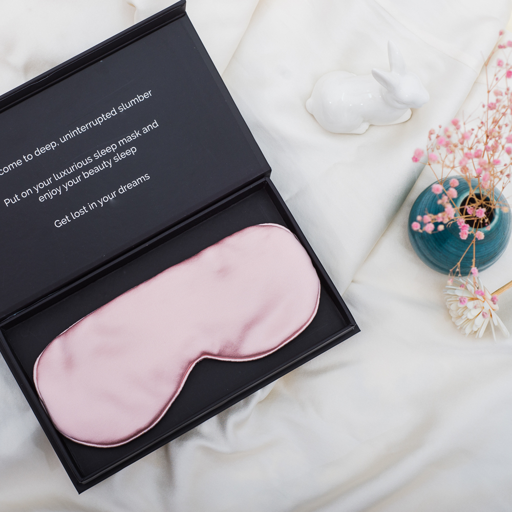 Luxury Blue Mulberry Silk Eye Mask Buy Luxury Blue Mulberry Silk Eye