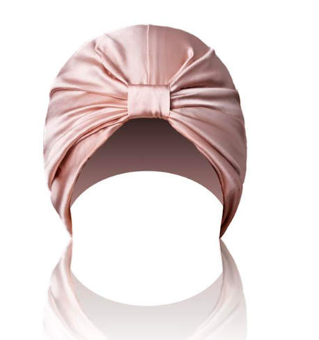 Women's silk hair turban for sleeping 100% silk satin bonnet 